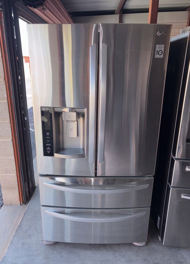 LG Stainless Steel Refrigerator And Freezer