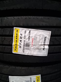 Brand new  ST235/80/R16 AND ST235 85/R16  BLACK ARROW  FINANCING AVAILABLE HABLAMOS ESPAN̈OL