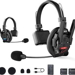 SYNCO XTALK XPRO2 Wireless Communication Headsets 2.4GHz 500m/1640ft 2 Person