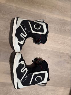 Ride Deadbolt Zonal Dual BOA Mens Snowboard Boots Sz 9.5