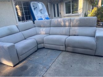 Light gray sectional