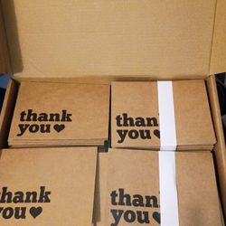 Box Of Thank You Cards And Envelopes 