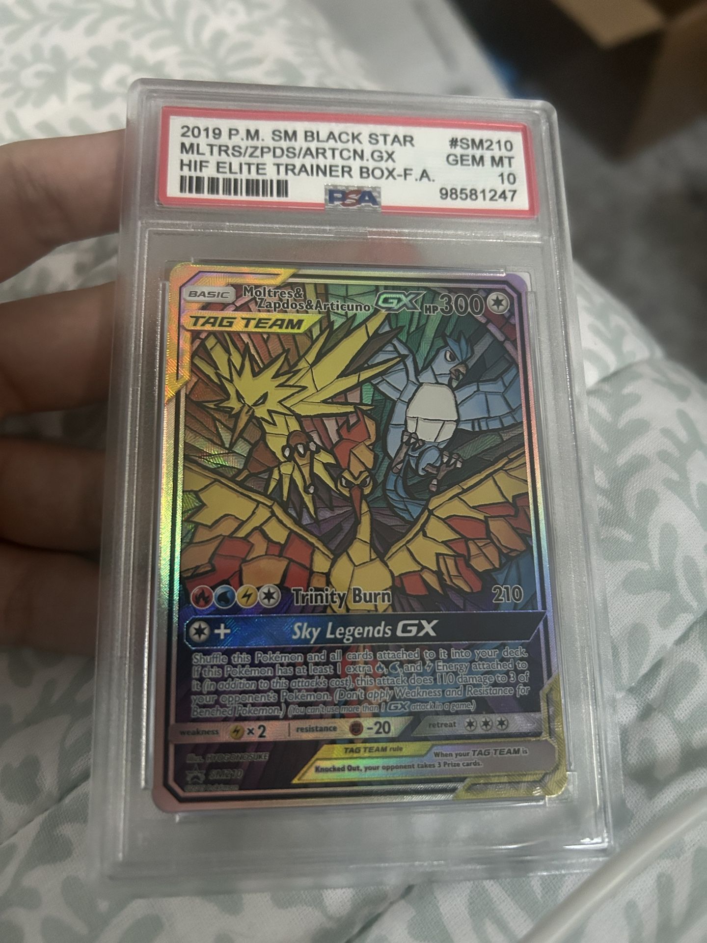 Psa 10 Zapdos, Articuno,moltres