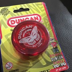 Sealed Duncan Butterfly Yo-yo Color Red Genuine Duncan Toys Classic Series
