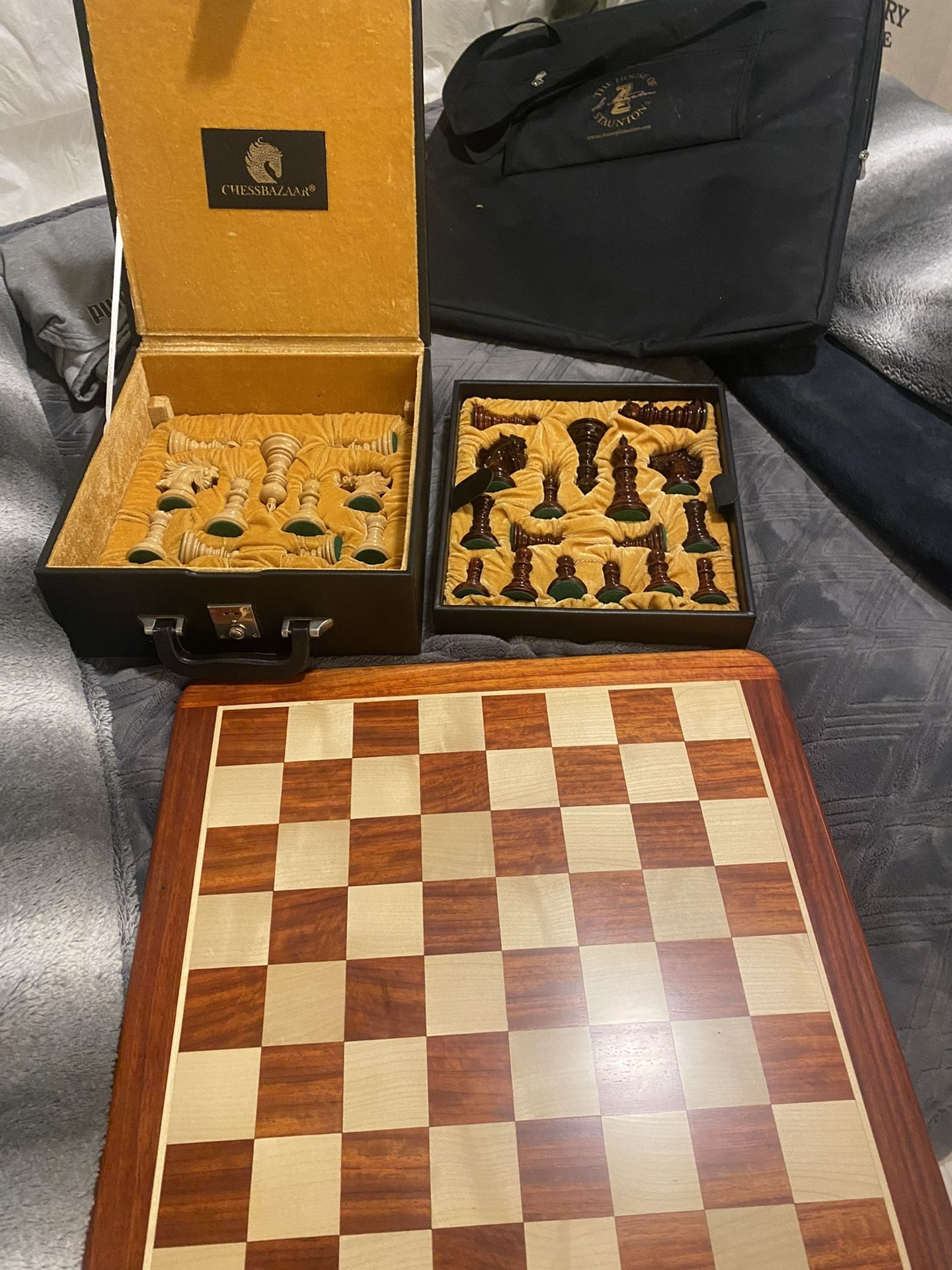 Shop for St. Petersburg Luxury Artisan Chess Set with Wooden Board.