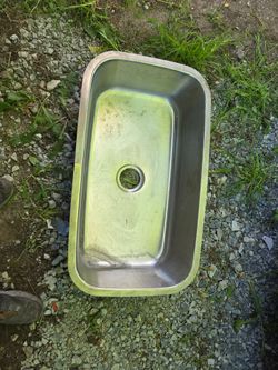 Large Stainless Steel Sink 30"