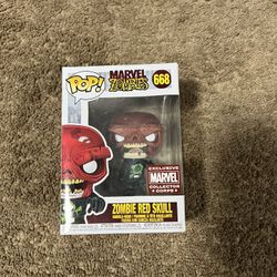 Funko Pop Zombie Red Skull