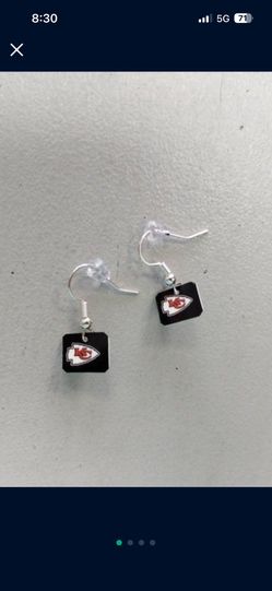Kansas City Chiefs Earrings New