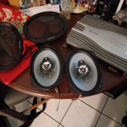 Kenwood And Amplifier 