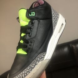 Nike Air Jordan 3 “Electric Green” Women’s Size 8