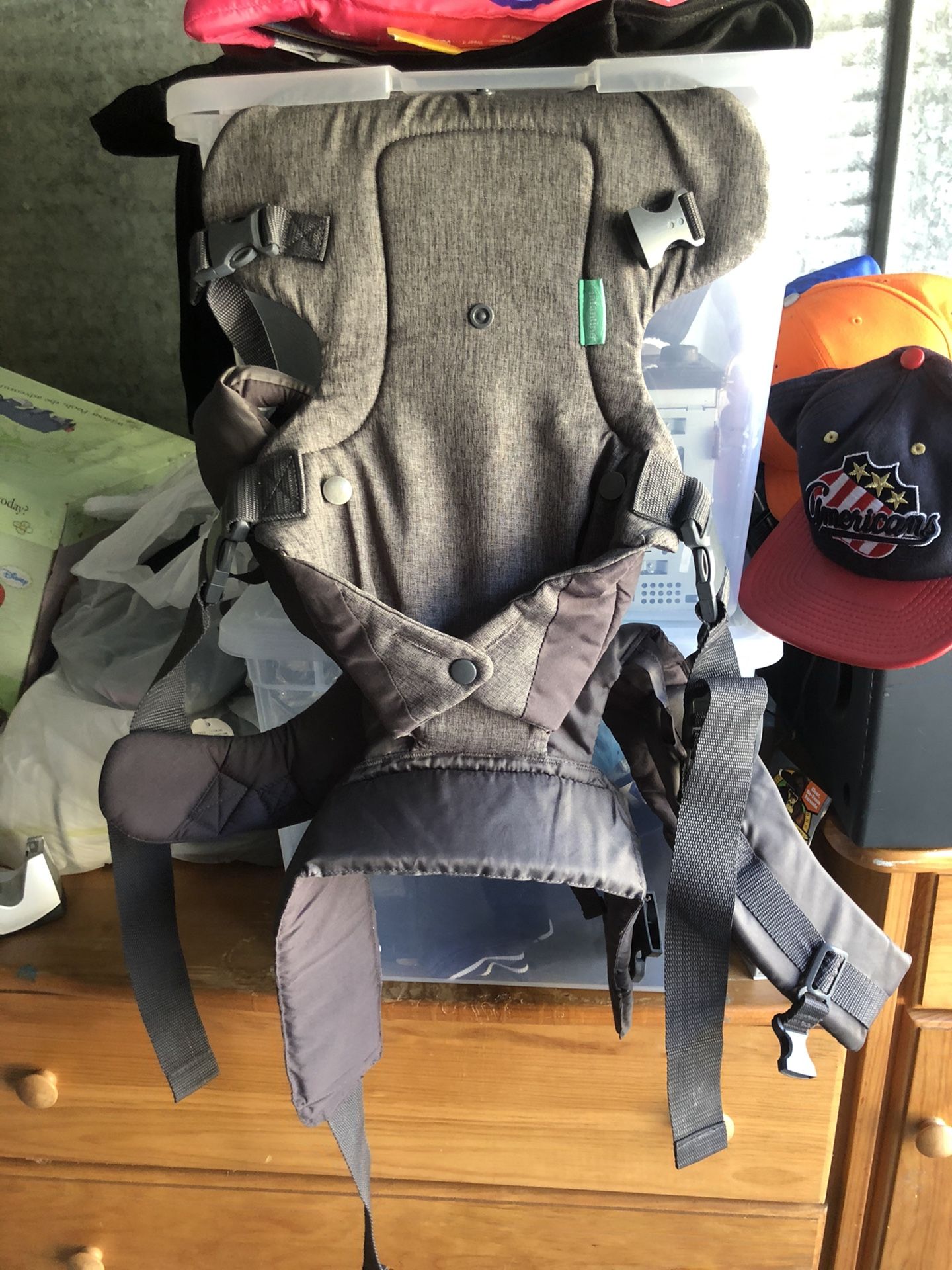 Infantino Flip 4 in 1 convertible Infant Carrier, Grey