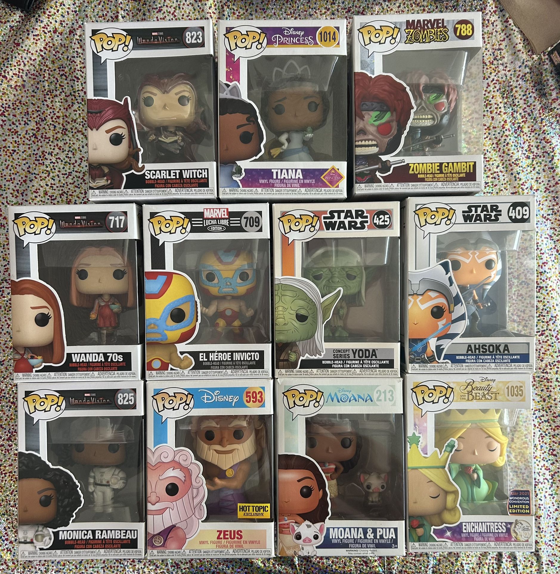 Large Funko POP Collection! $5 Each  Priced to sell.