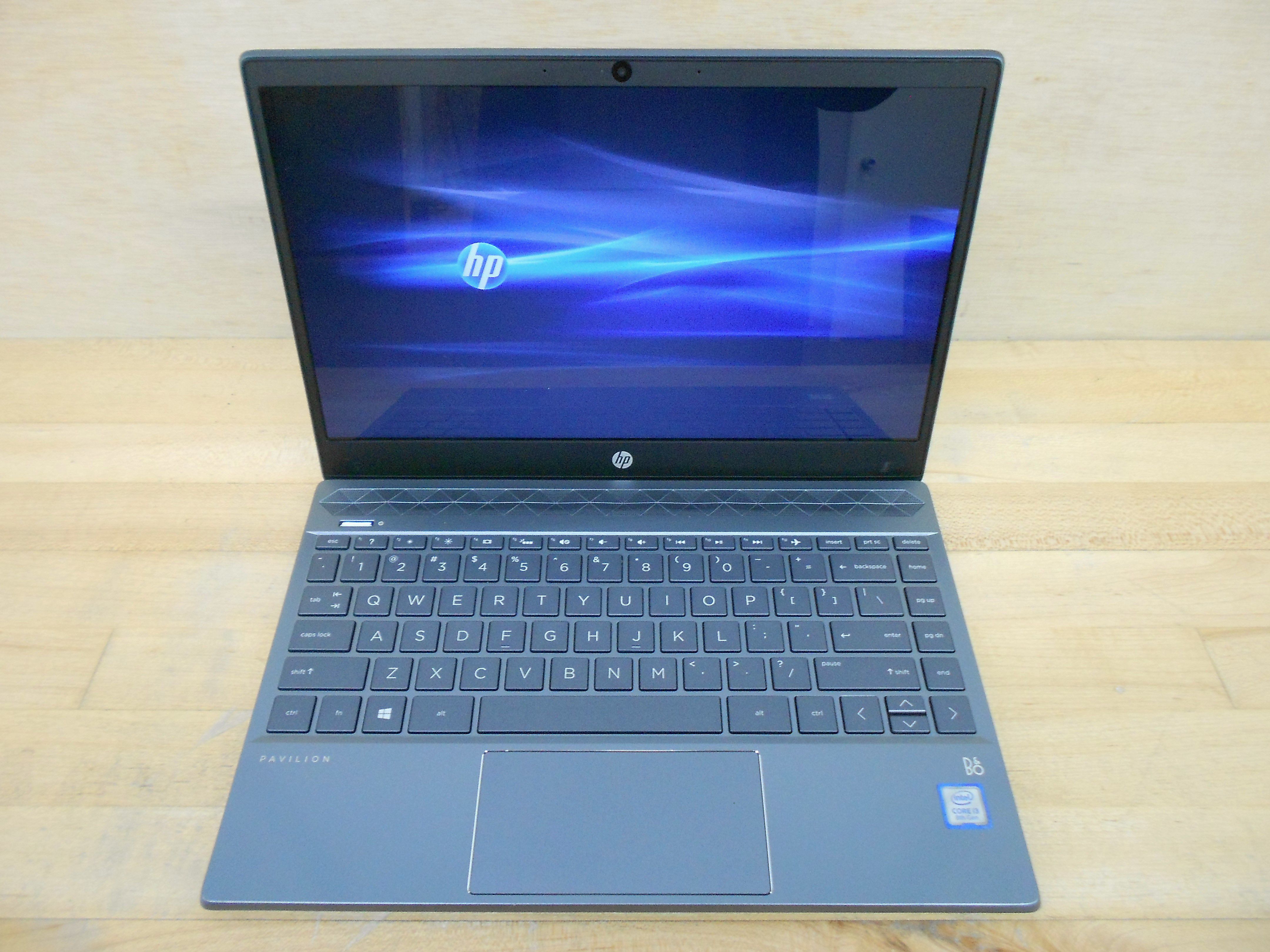 HP blue laptop. i3 8th Gen. 127GBSSD. MSOffice. Delivery