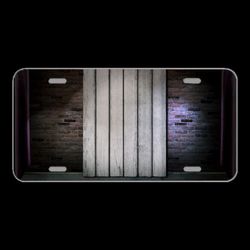 License Plate Novelty Car Front Stage Boards Theater Texture