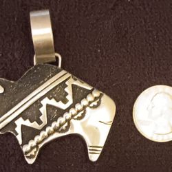 Vintage Bison Pendant 