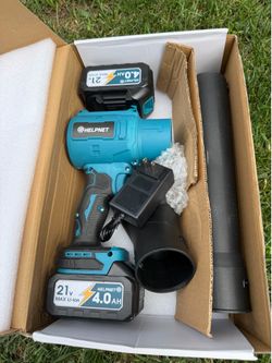 Cordless Leaf Blower with Battery and Charger - Blowers for Lawn Care, As Seen On TV, 1000000 RPM Turbo Jet Electric Blower, Lightweight Handheld with