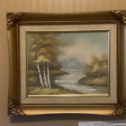 Oil painting on Board