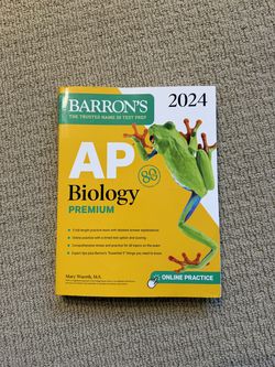 Barron's AP Biology Premium 2024 — $12