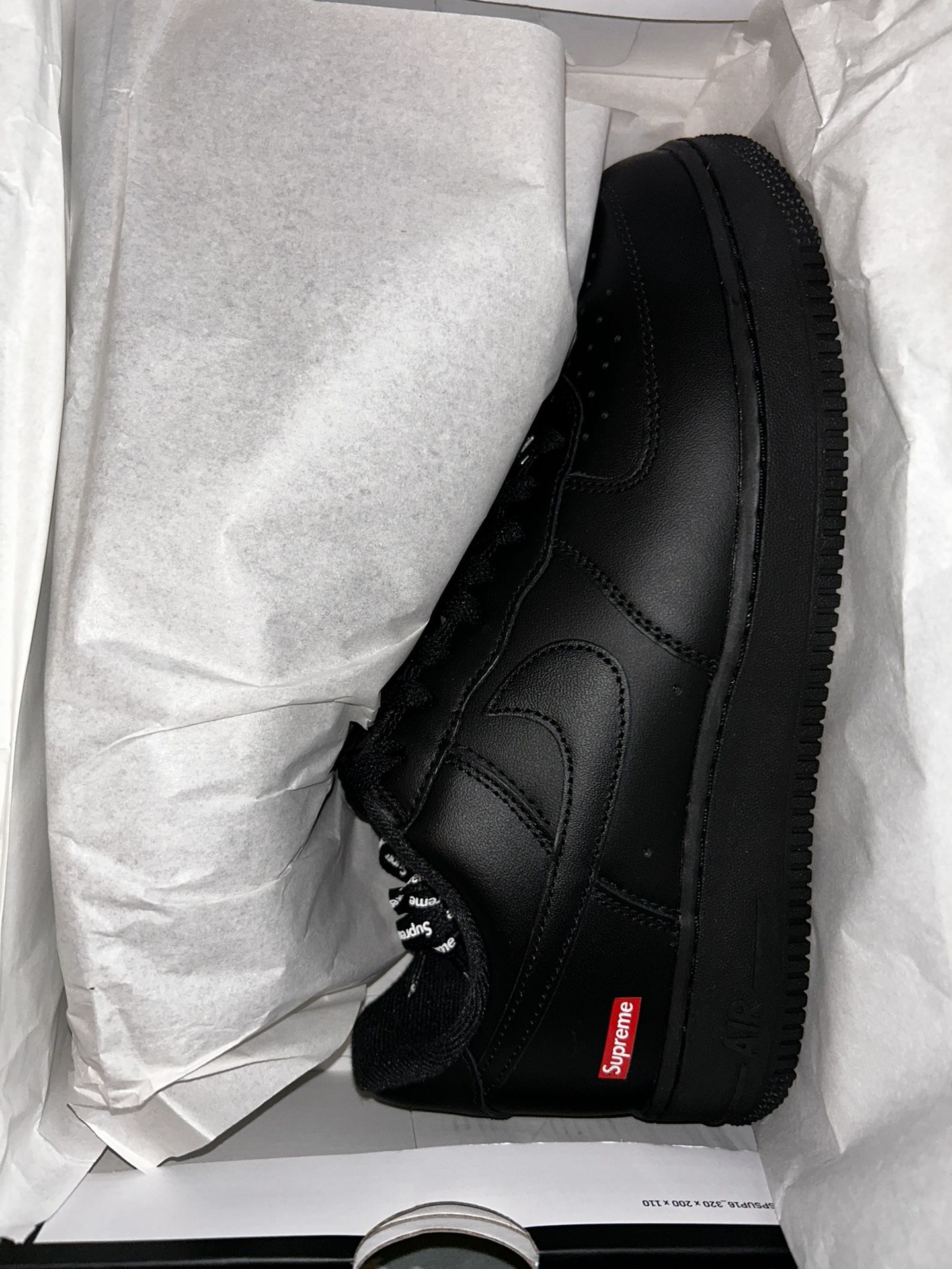 Air force 1 low black supreme for Sale in El Paso, TX - OfferUp