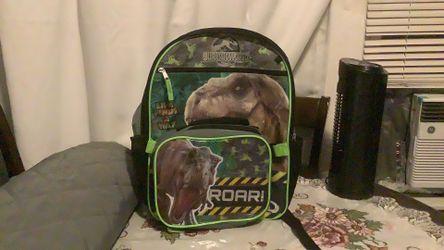 The Jurassic world part book bag go back to school