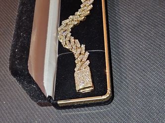 10k yellow gold mens bracelet 10.01 carat real diamonds