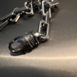 Heavy stainless steel bracelet BRACCIO