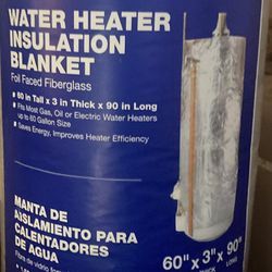 Water Heater Insulation Blanket All-season Brand New in Box , Frost King SP60 3” Thick R10 60x90”