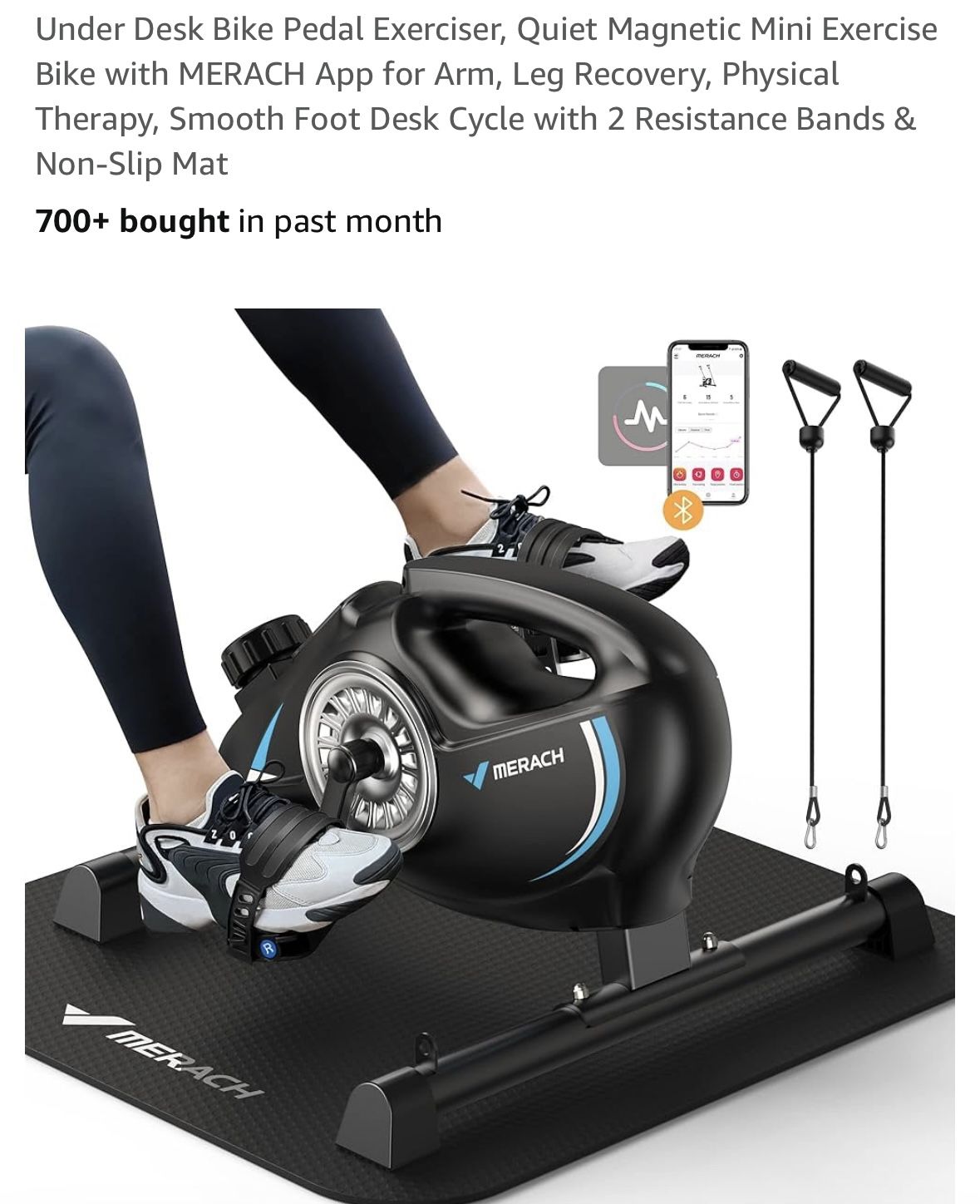 Under Desk Bike Pedal Exerciser