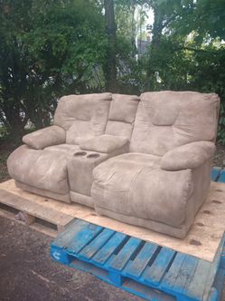 Very comfortable Tan sofa