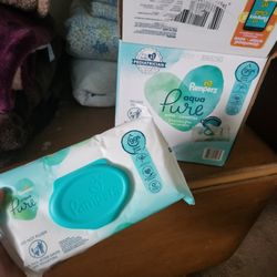 Pampers Pure Baby Wipes 7 PACKS! 
