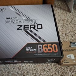 Msi B650m Project Zero mATXMotherboard