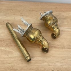Brass toilet paper holder
