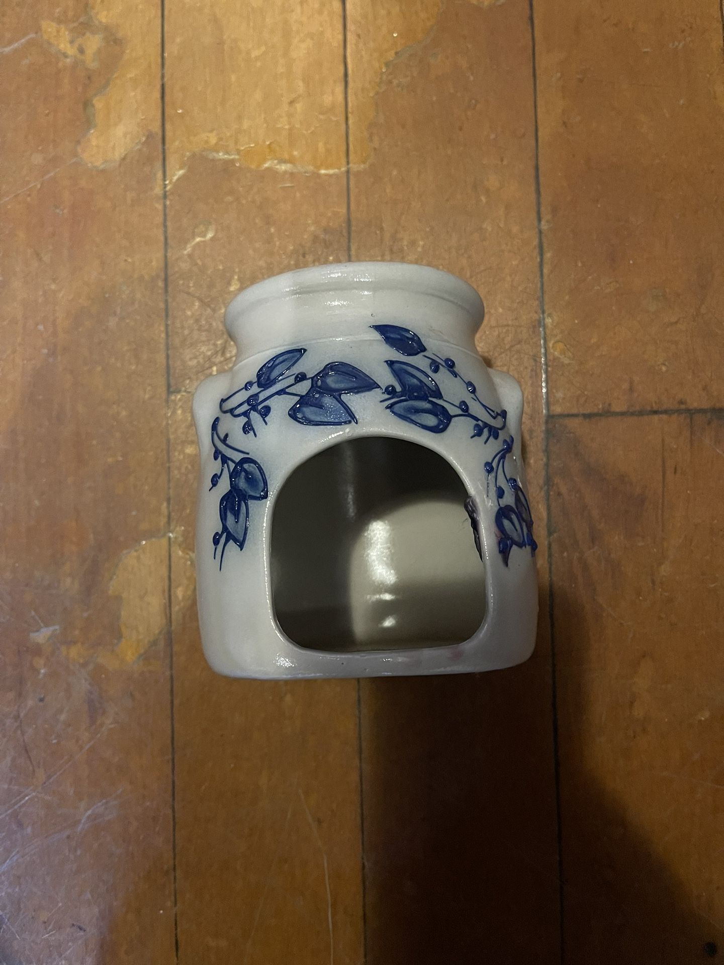 Blueberry Double Handle Tea light Wax Warmer, Salmon Falls  