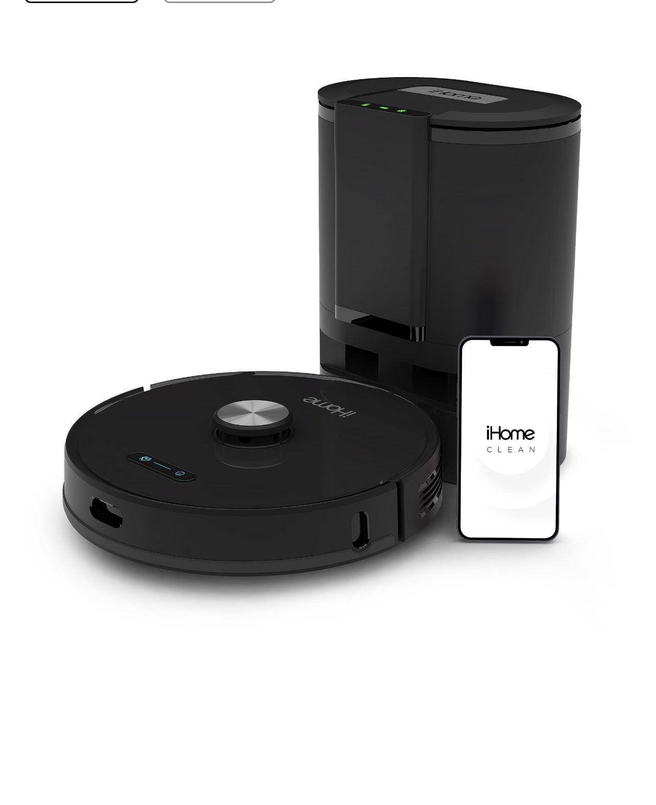 iHome auto vac nova Self Empty Robot Vacuum And Mop.