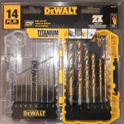 Dewalt Titanium 14pc Drill Bit Set