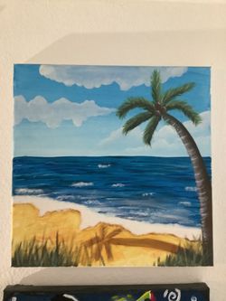 Beach painting