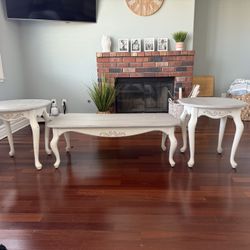Coffee Table And Two End Tables