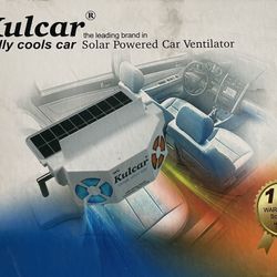 Solar Powered Car Ventilator