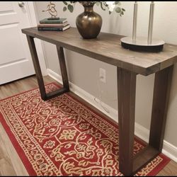 Handcrafted Rustic Farmhouse Console Table | Entryway or Sofa Table
