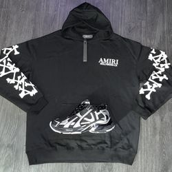 Amiri Hoodie W/ Balenciaga Runners Size 9.5 Or 11 To Choose From