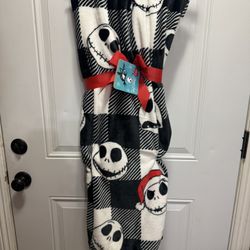 Nightmare Before Christmas Throw Blanket $25
