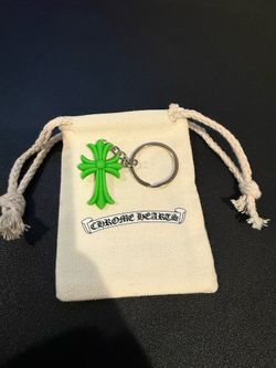 Green Chrome Hearts Keychain