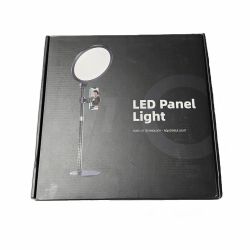 Weilisi 10.5" Full-Screen LED Ring Light Desk Stand with Phone Holder, Dimmable 10-100% Brightness, 3 Color Modes for Video Calls, Live Streaming, Zoo