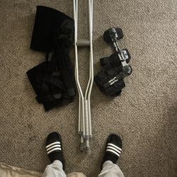 Crutches And Knee Braces