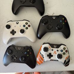 xbox one wired controllers $20 each wireless controller $30, games $5-$10 each, systems available $100, pickup inman SC or can ship   