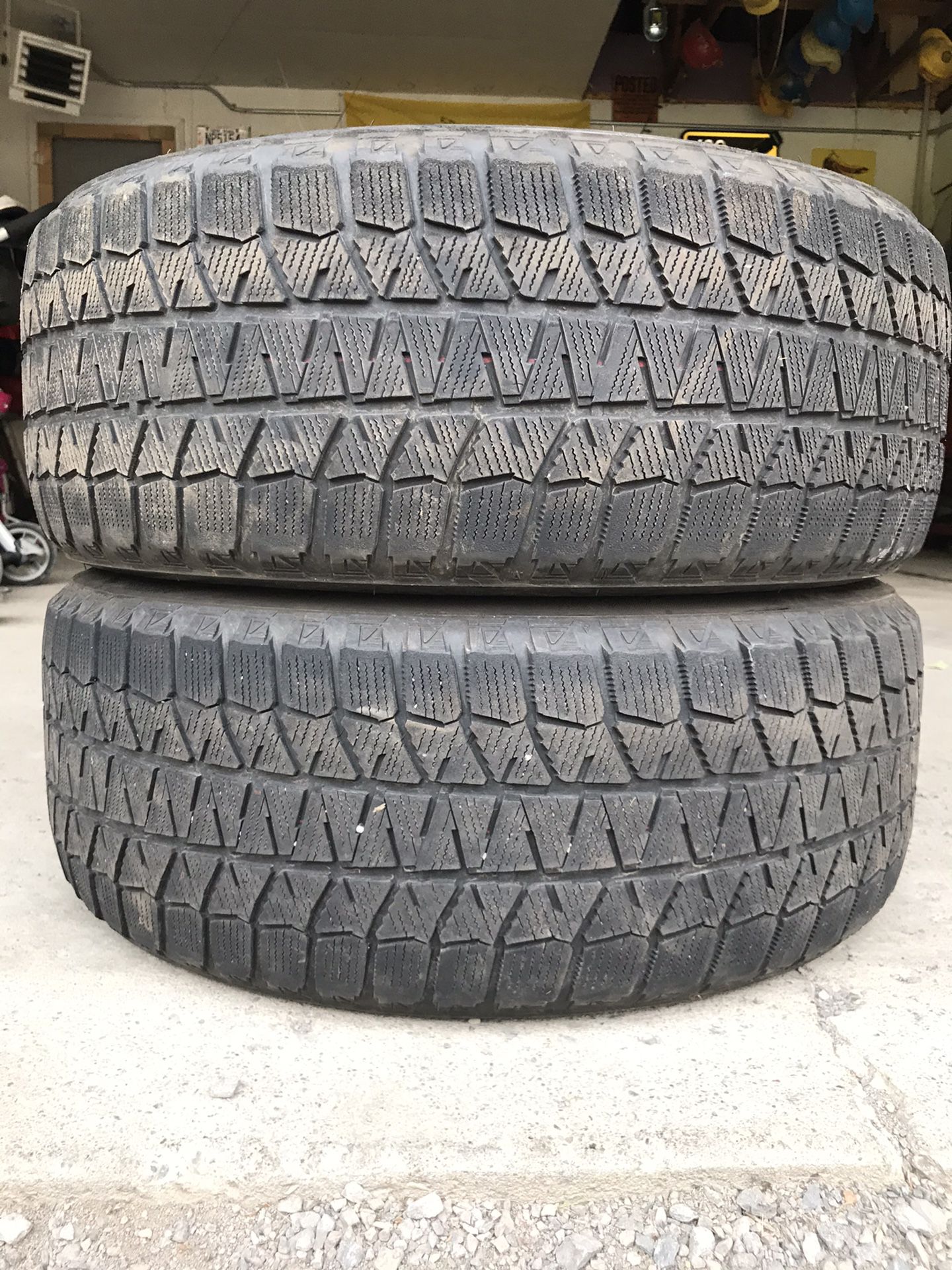 Two - 215/55/17 Bridgestone Blizzak WS80 Tires