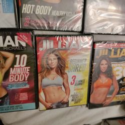 Jillian Work Out DVDs New $3 Each