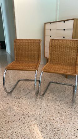 MCM - Mies Van Der Rohe side chairs