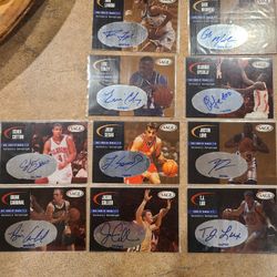 2000 Sage Rookies Basketball Autographed Cards