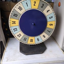 Vintage Wood Game/Party/Spin Wheel